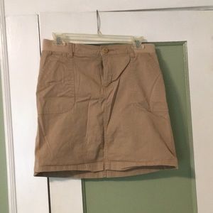 Khaki skort size 6